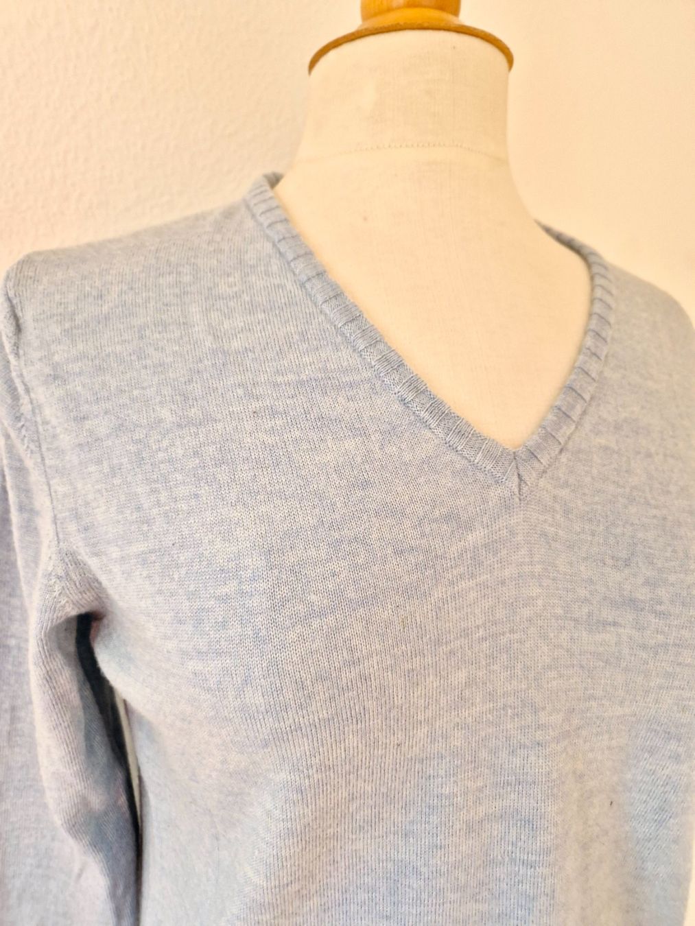 Walbusch Pullover & Sweatshirts: WALBUSCH PULLOVER PULLI 36 S HELLBLAU SCHURWOLLE BUTTERWEICH – Gebraucht aus Elsau von the-colorful-side 4