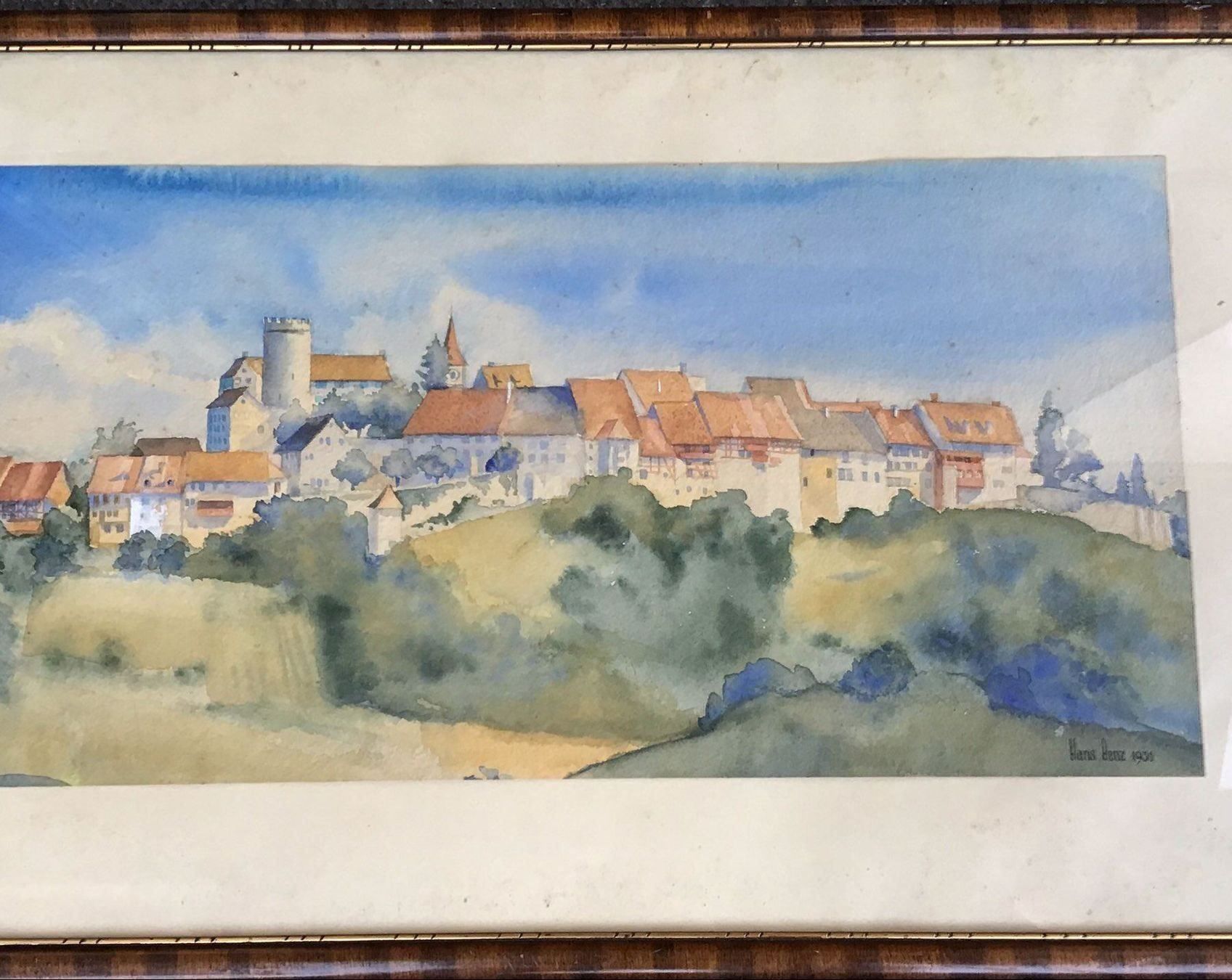 Gemälde: Hans Benz Original Aquarell – Gebraucht aus Wetzikon ZH von Nicki6 6