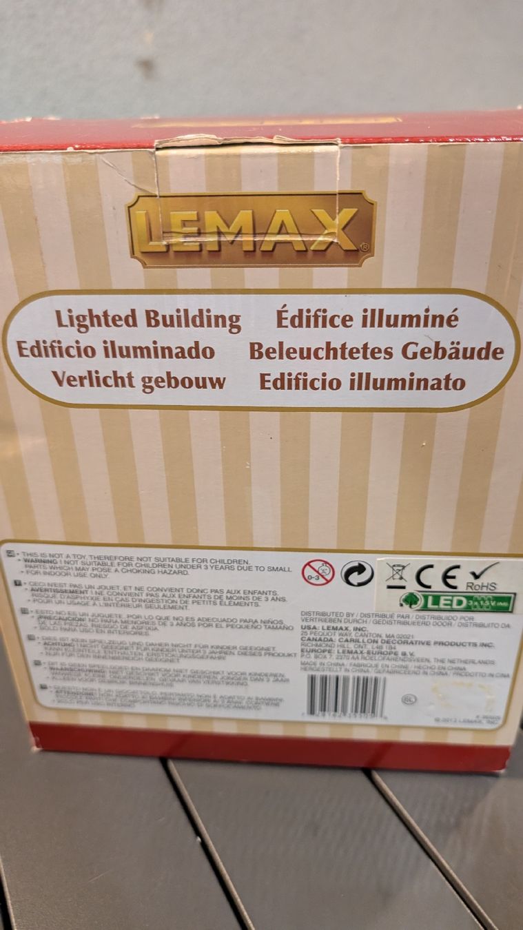 Lemax Tutte le decorazioni: Maison Lemax - Édifice illuminé – Usato da Moutier venduto da Tagada23 6