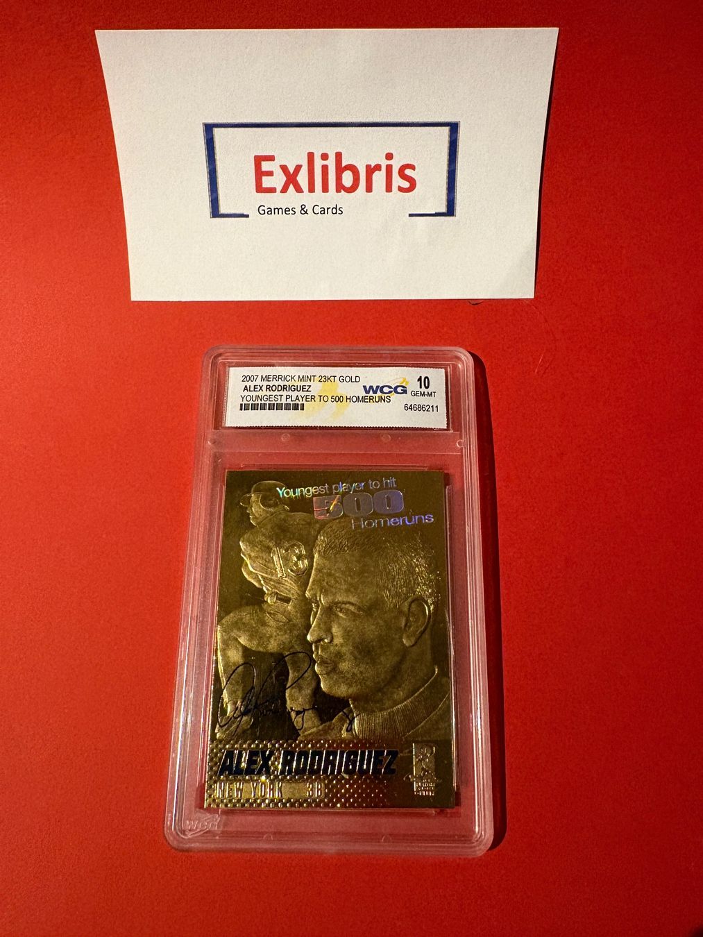 Cartoline: ALEX RODRIGUEZ - 2007 MERRICK MINT - Grading 10 – Nuovo e nell'imballaggio originale da meierskappel venduto da Exlibris