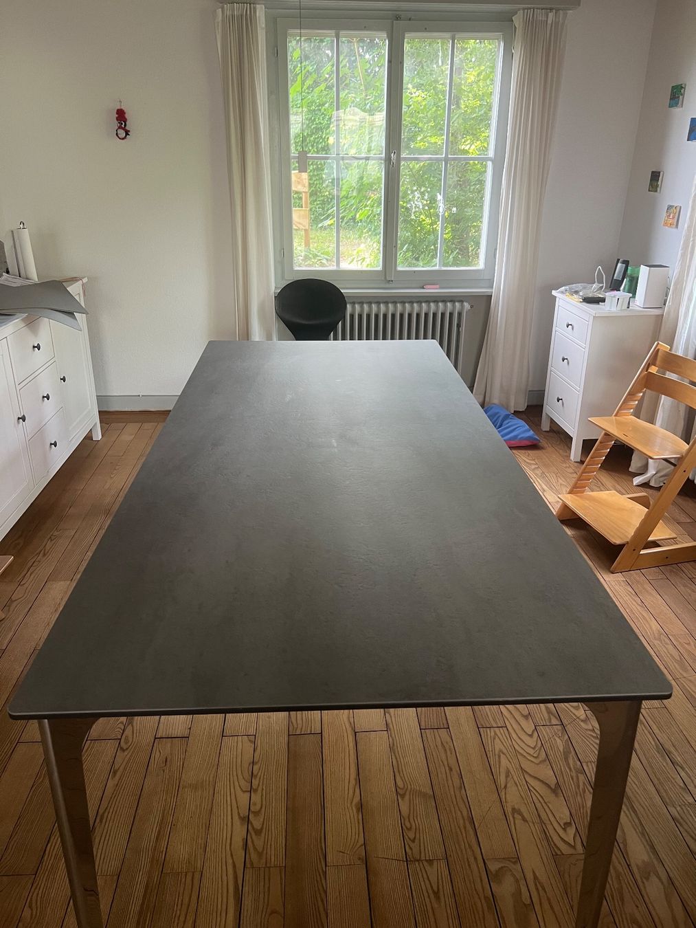 Seetal Tavoli: Esstisch Keramik grau mit Metallbeinen – Usato da Reinach BL venduto da larele79