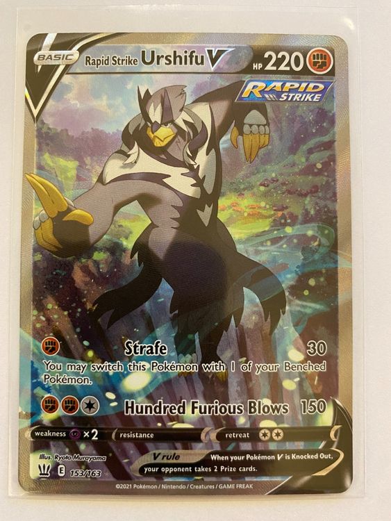 Pokemon Rapid Strike Urshifu V 153/163 Battle Styles EN | Kaufen Auf ...