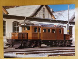 Postkarte RhB Ge 4/4 182 Bernina - Krokodil