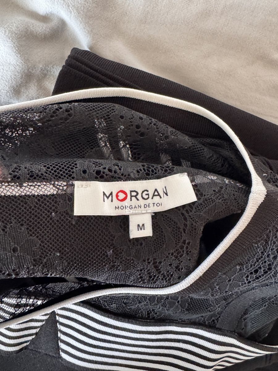 Morgan Vestiti: Robe courte Morgan noir blanc taille M – Nuovo (secondo la descrizione) da Orges venduto da Lapin 1