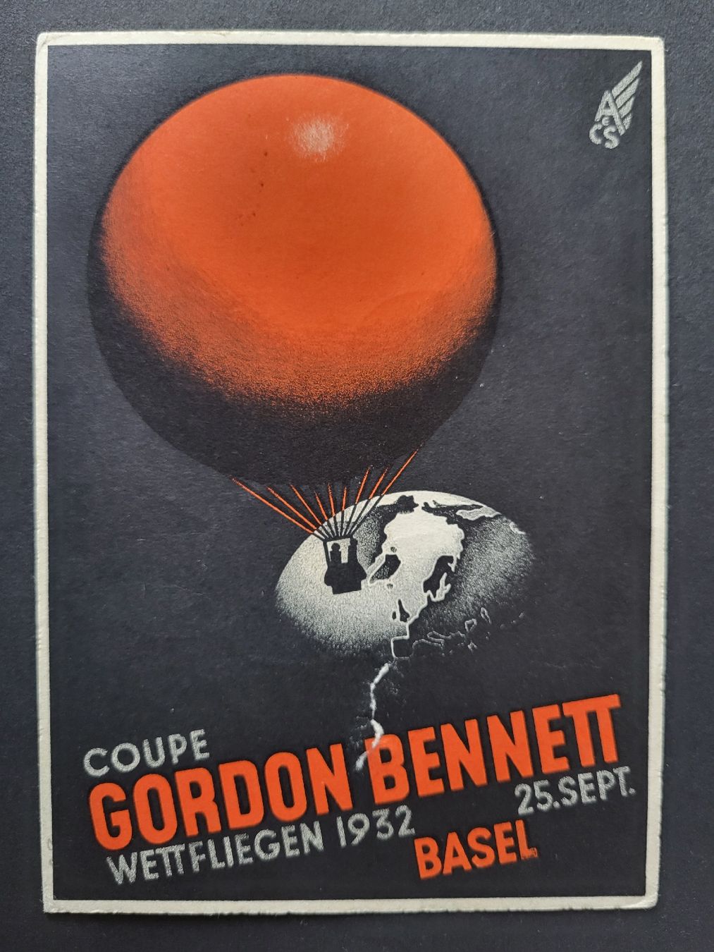 Tous les timbres: 1932, Postkarte Gordon Bennett nach Basel – D'occasion à stäfa par brandy66 1