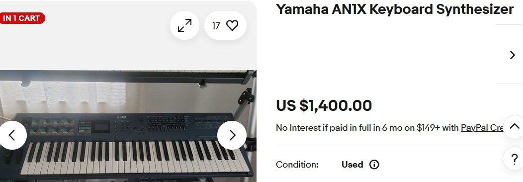 Yamaha Musikinstrumente: Yamaha AN1x Keyboard Synthesizer – Gebraucht aus Collonges von arashee 4