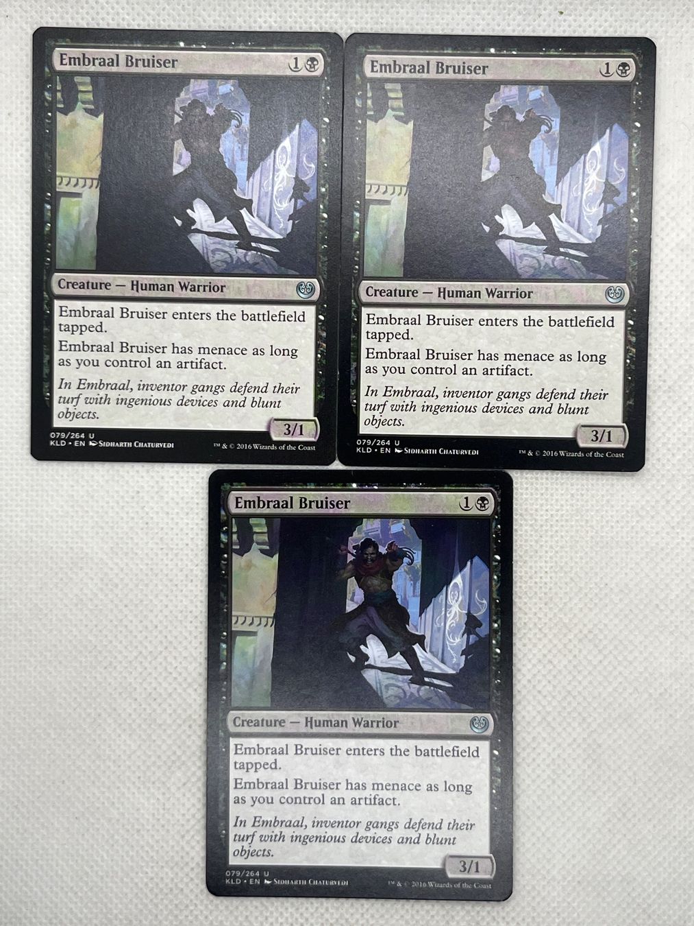 Magic The Gathering Carte collezionabili: MTG Embraal Bruiser KLD 079 Englisch Uncommon 3x – Usato da Hinterkappelen venduto da Kim1992