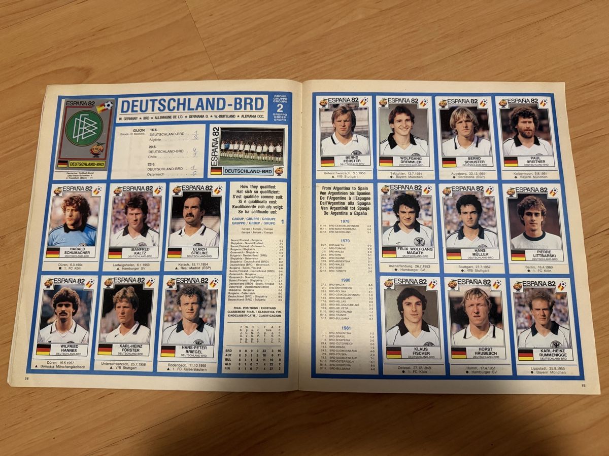 Panini Album: Album panini complet Espana 82 – Usato da Brügg BE venduto da Fred777 5
