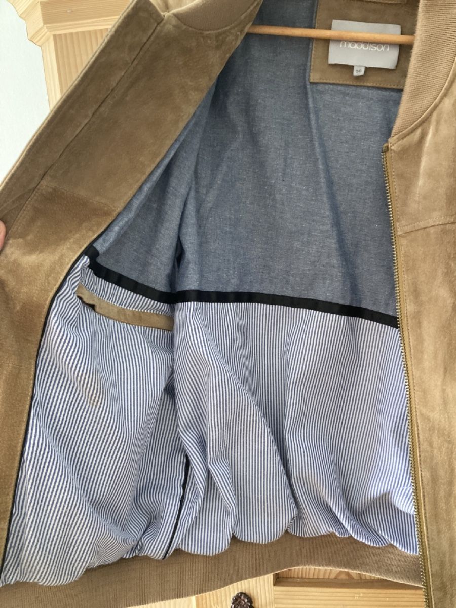 Maddison Jacken: Lederjacke Herren von Maddison, Grösse 50, Beige – Neu (gemäss Beschreibung) aus Luzern von nisssa 7