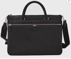 BALLY PATRICIO.O U901P sehr elegant Documententasche Schwarz