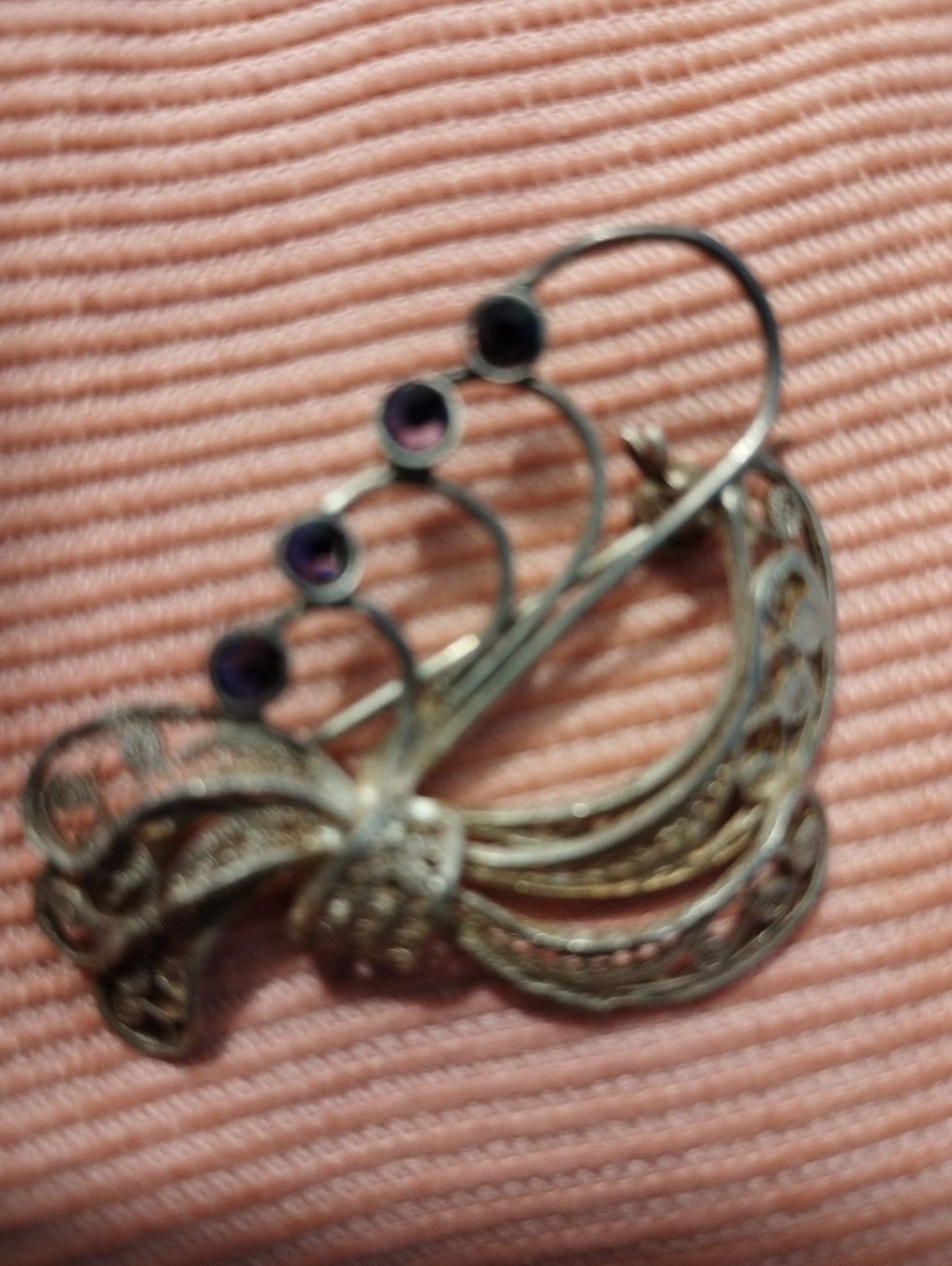 Pendentifs: Brosche, antik Silber, m. Amethysten, Porto 3.40 – D'occasion à Ostermundigen par Dinge1 5