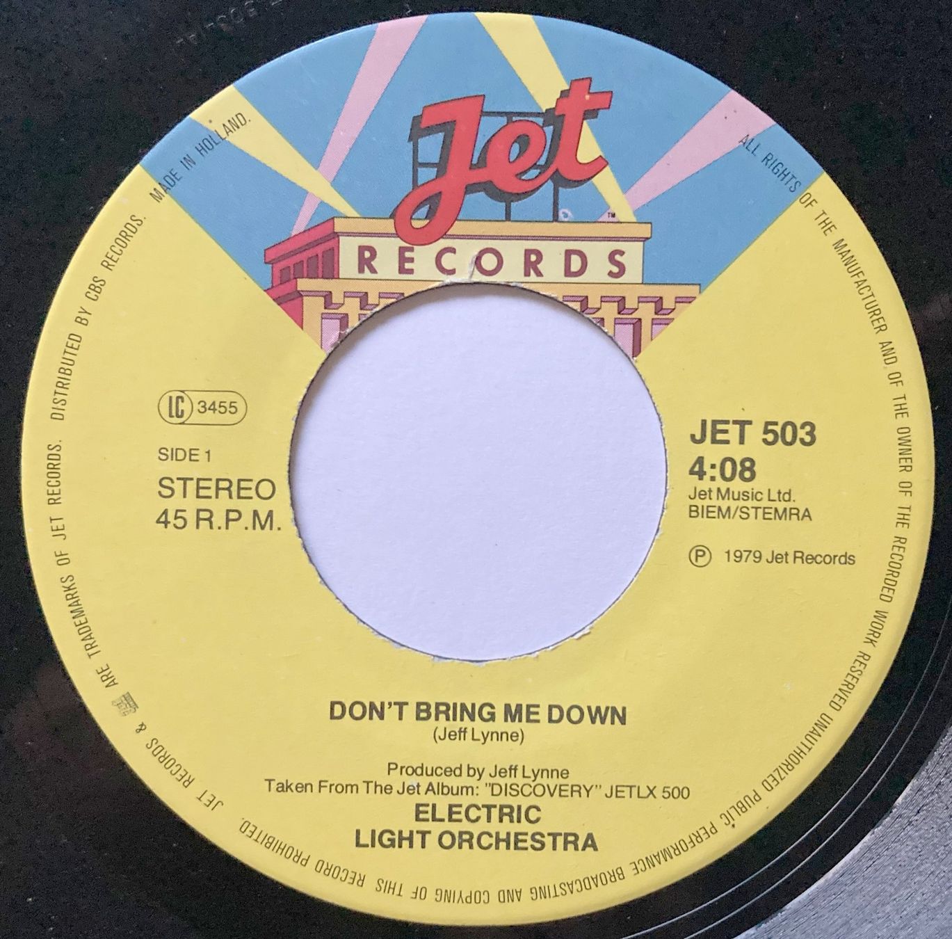 Schallplatten: ELECTRIC LIGHT ORCHESTRA - DON'T BRING ME DOWN – Gebraucht aus Bottens von hotter-than-hell 2