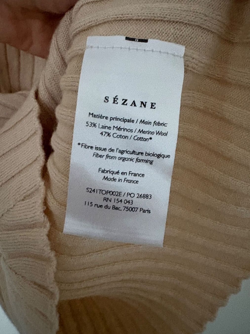 Sezane Top: Sézane Top - Size M - 53% Merino wool – Usato da Muzzano venduto da Sidney_3 2