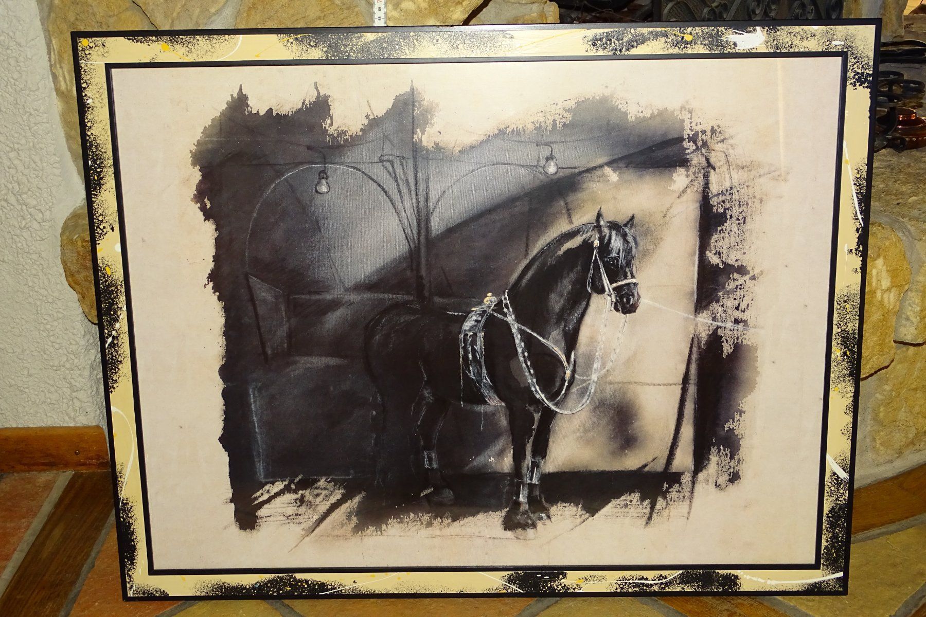 Tele & Cornici: tableau cheval  / Pferd Bild – Usato da Lugnorre venduto da gg17