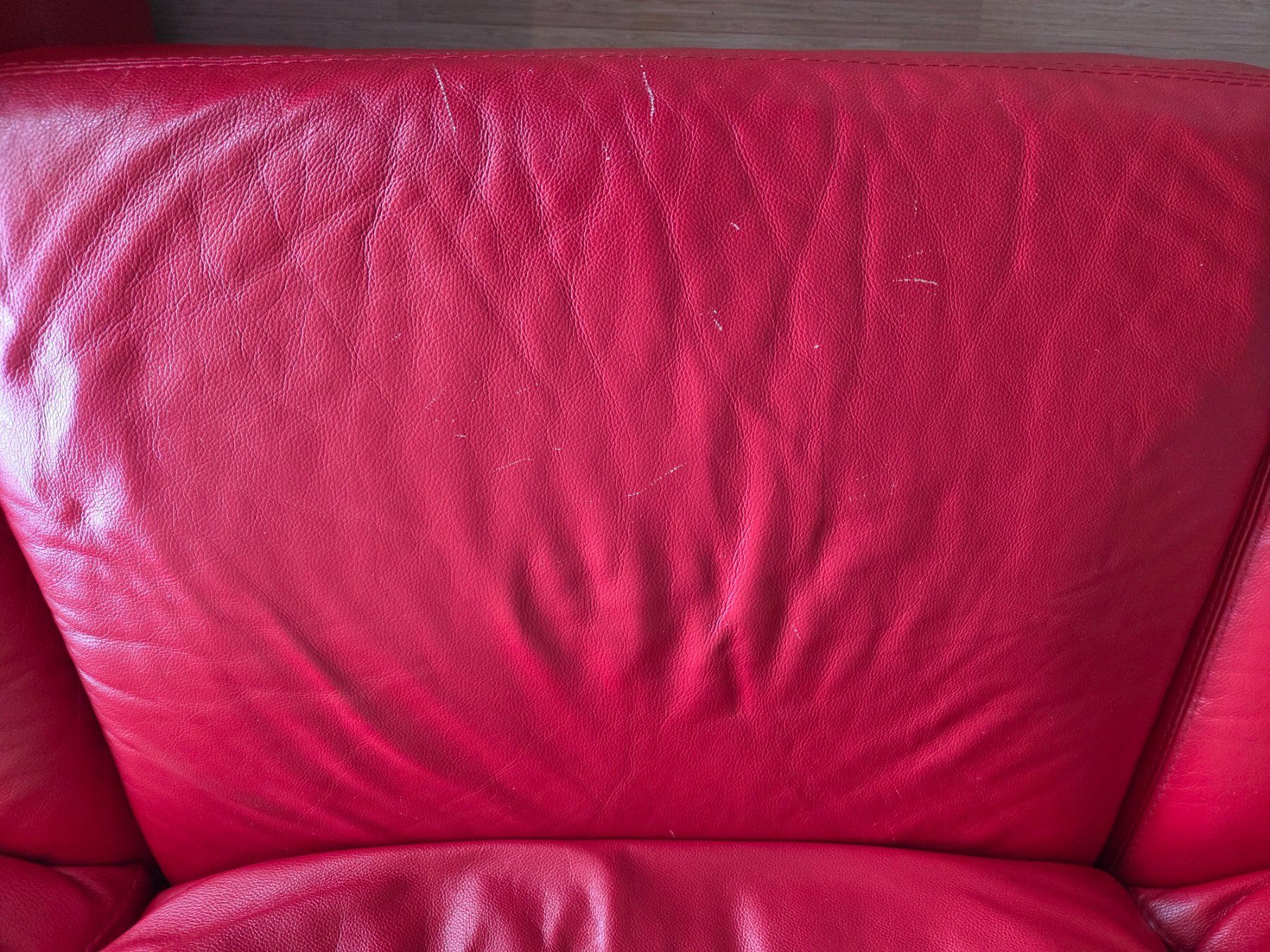Divani: Stylisches Ecksofa Echtleder Rot - Mach ein Angebot – Usato da Zürich venduto da pat_2frc 6