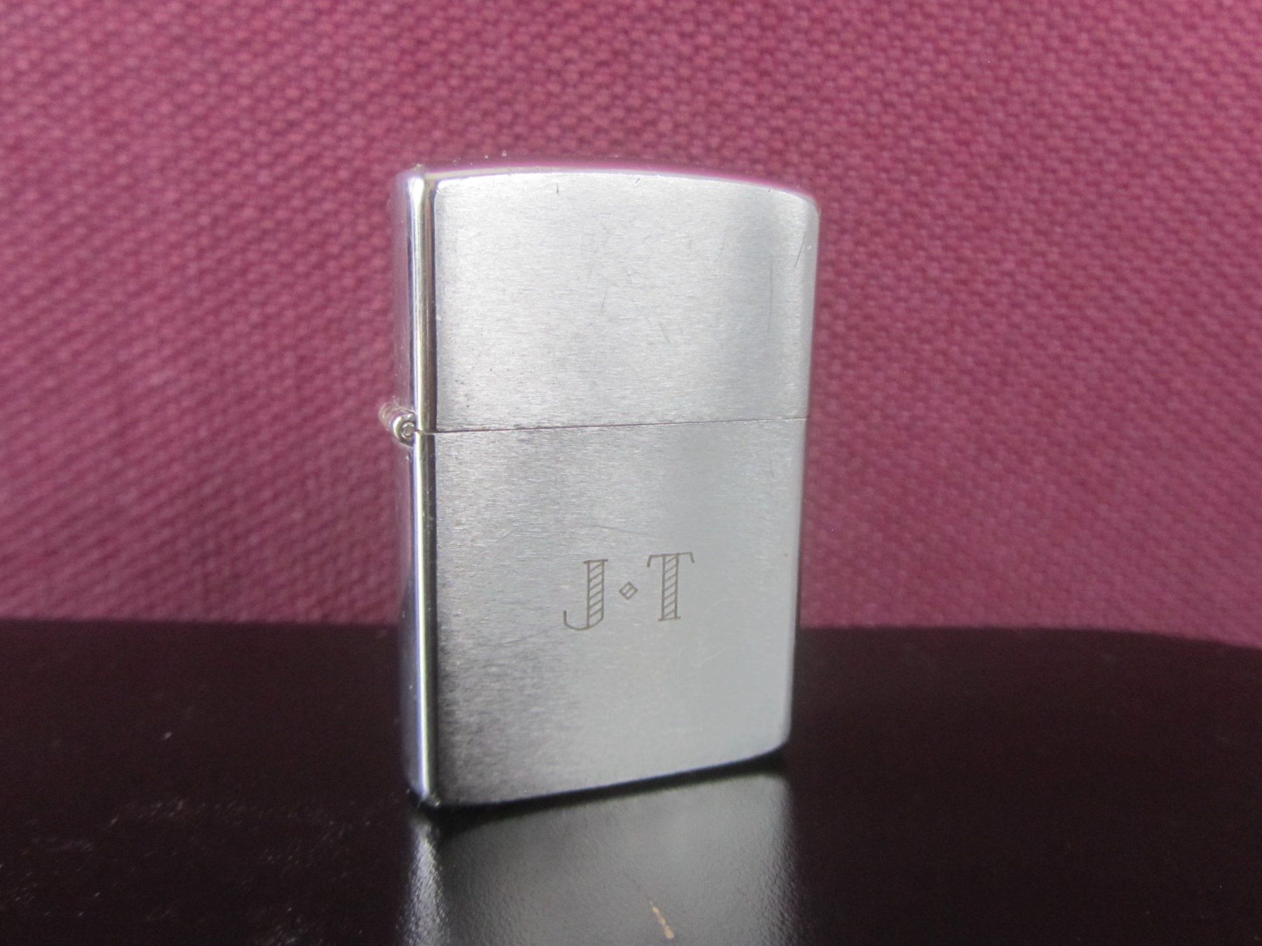 Zippo Accendini: Zippo initiales "JT" 1989 – Usato da Pampigny venduto da Calypso06