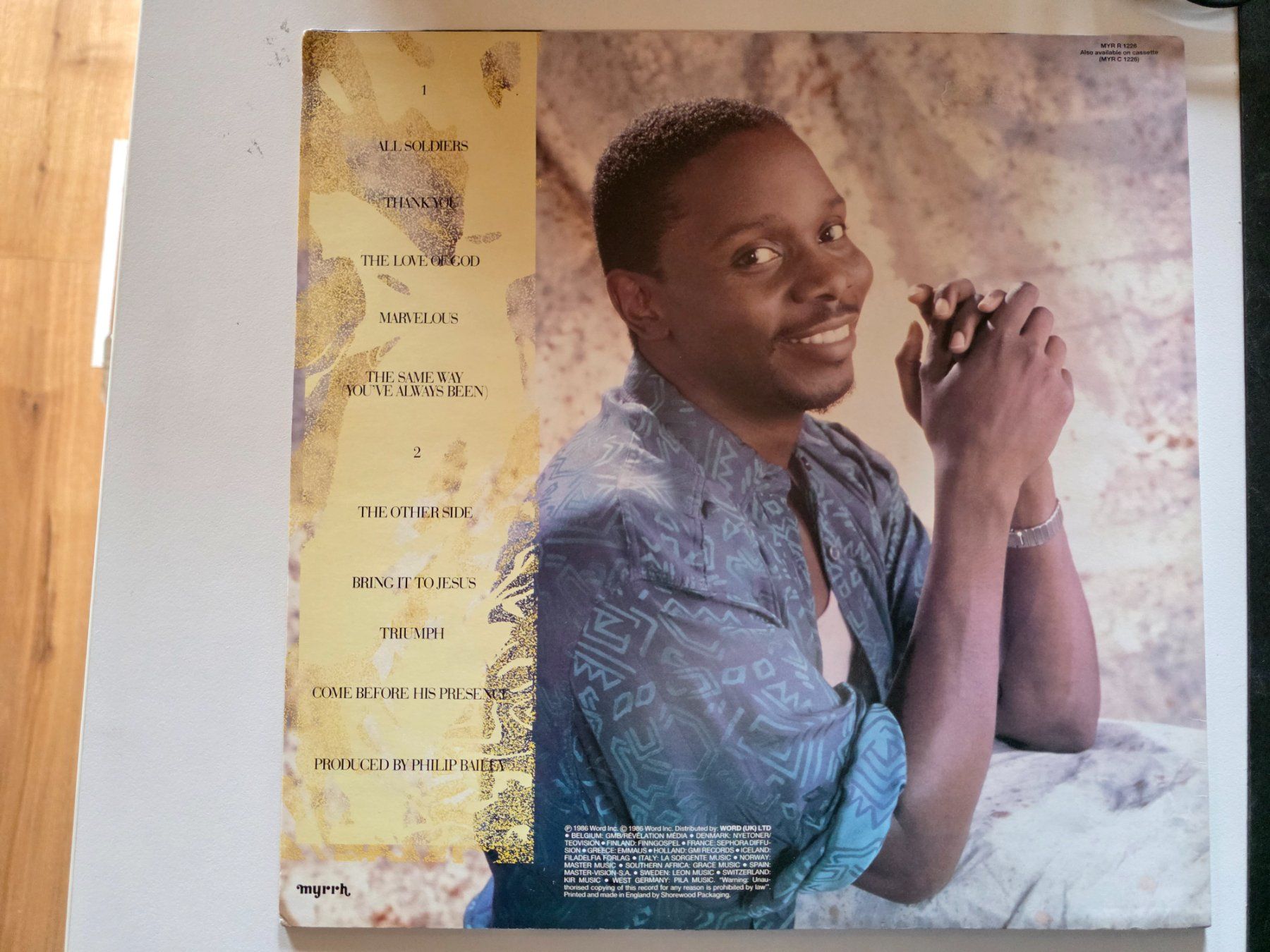 Dischi in vinile: LP: Philip Bailey - Triumph - Myrr 1226 - 1986 – Usato da Walterswil BE venduto da Lonitti 3