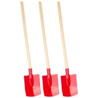 Spaten Rot 3er Set - Gartenwerkzeug Kids