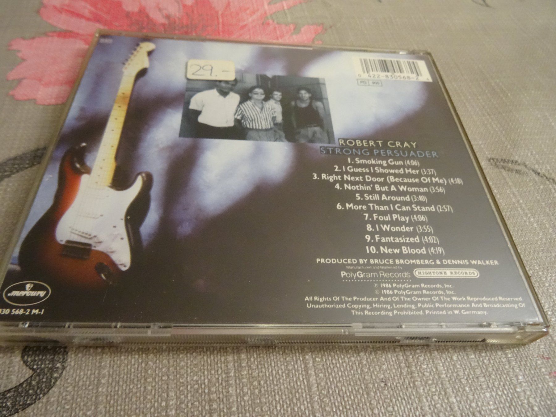 CDs: Robert Cray - Strong Persuader CD – Gebraucht aus Olten von Disc-Ausverkauf 1