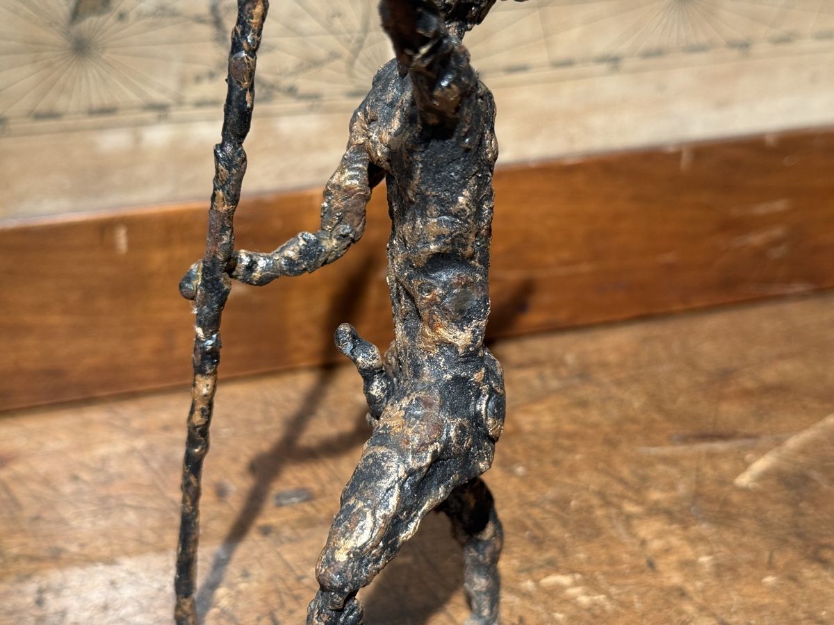 Tutte le decorazioni: Antiker Eisen Engel Dämon Skulpturen  2x  – Usato da schaffhausen venduto da VintAntik_1980 9