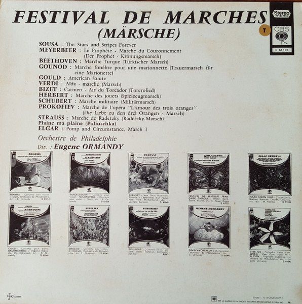 Schallplatten: Diverse/PO/Ormandy: Festival De Marches LP – Neu (gemäss Beschreibung) aus Steinhausen von Vilivinili 1