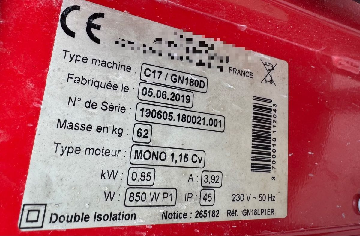 Tutte le macchine: Bétonnière électrique défectueuse  – Difettoso da Brislach venduto da Lea_bggmbh 1