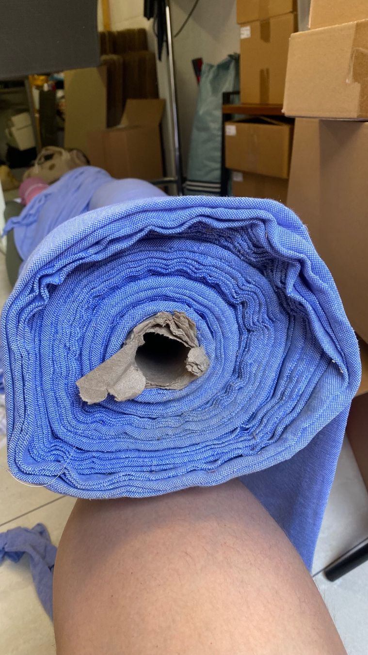 Stoffe: Blauer Stoff Meterware Baumwolle ungebraucht – Neu (gemäss Beschreibung) aus Widnau von flottifetze 1