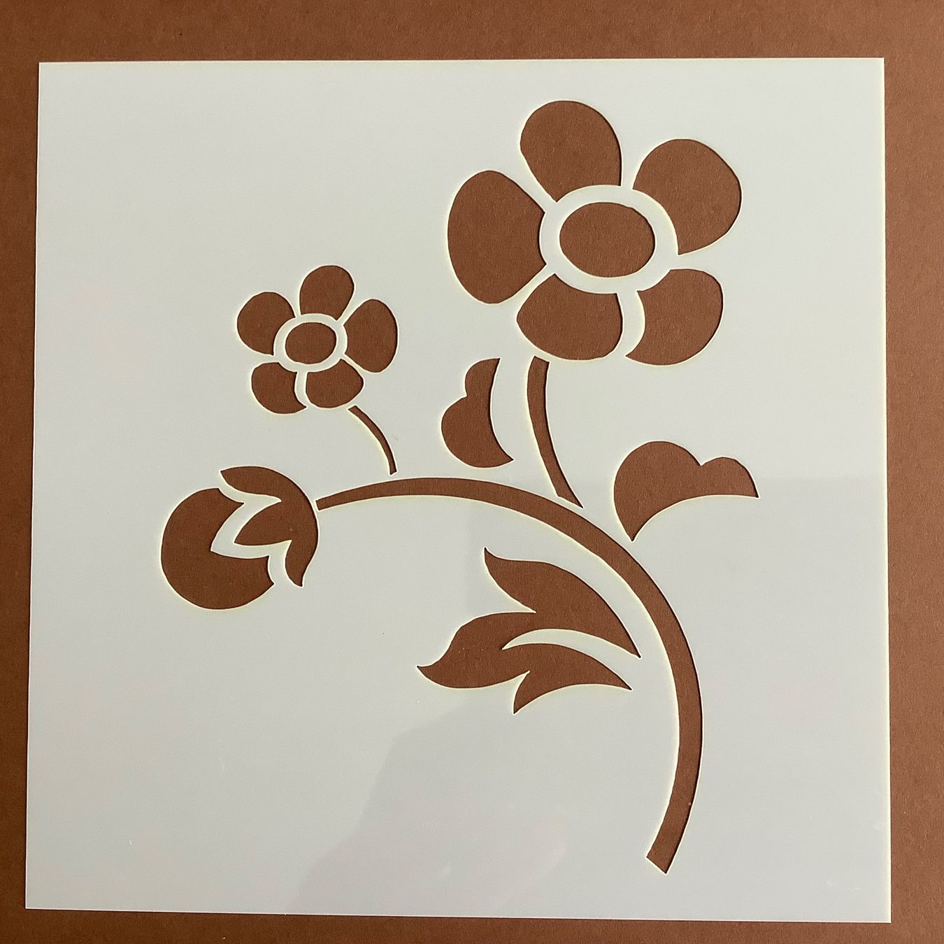 Schablonen: Schablone Blumen Fleur Chablon pochoir – Neu (gemäss Beschreibung) aus Meyrin von laservette99
