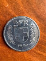 Schöne Münze CHF 5 von 1932