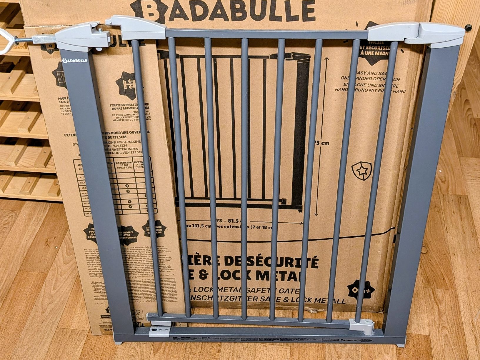 Lauf- & Sicherungsgitter: Badabulle Safe & Lock Metal Safety Gate – Neu und originalverpackt aus Adliswil von ang_ry5z