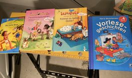 4 x Kinderbuecher: Lesetiger, Lesespatz, Der kleine Maya.