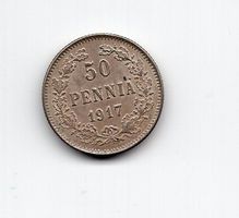(408) Finnland, 50 Pennia 1917, stgl