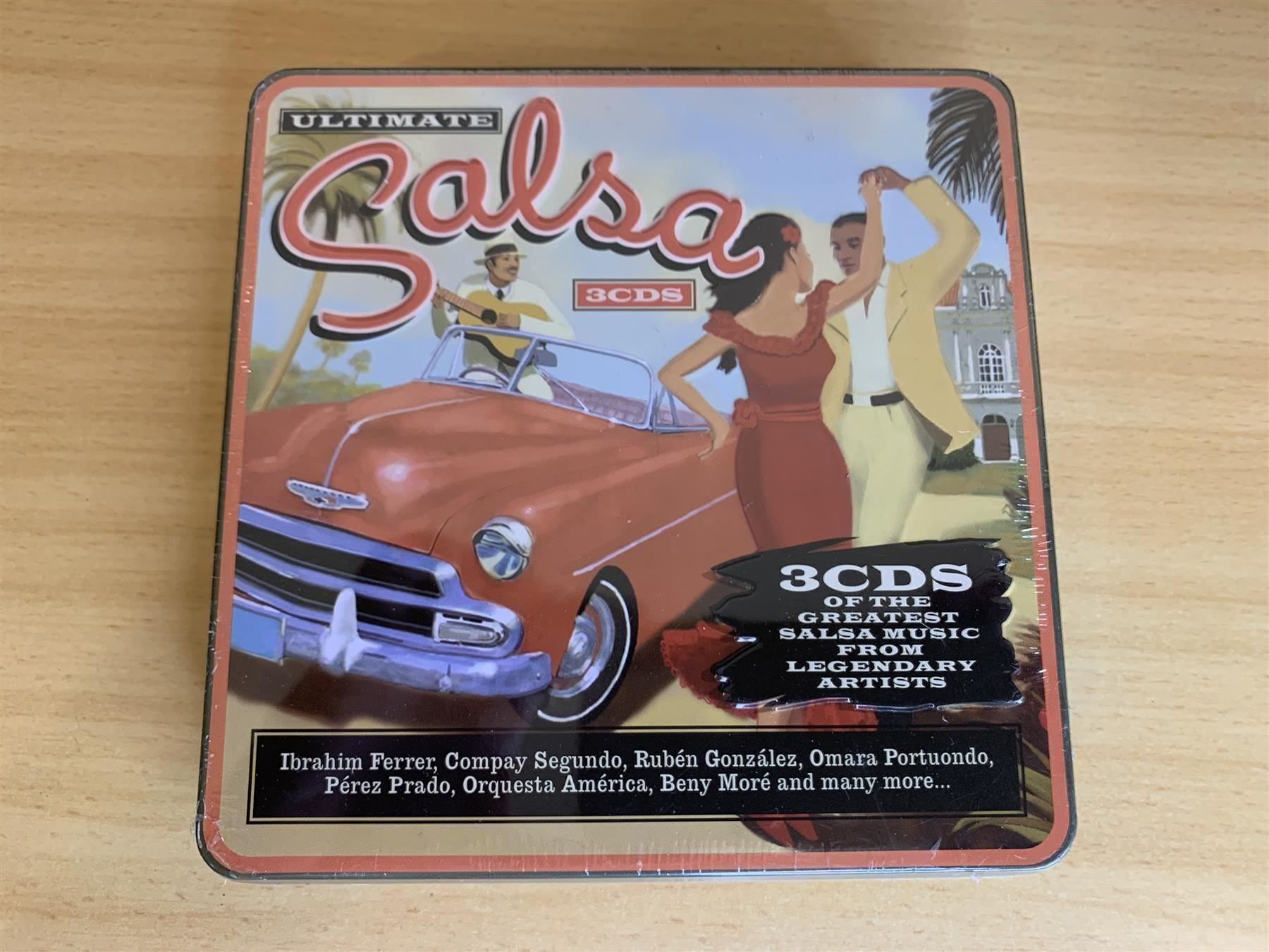CD: Ultimate Salsa - 3 CD's - Metal Box – Usato da Rikon im Tösstal venduto da Alpenmutz