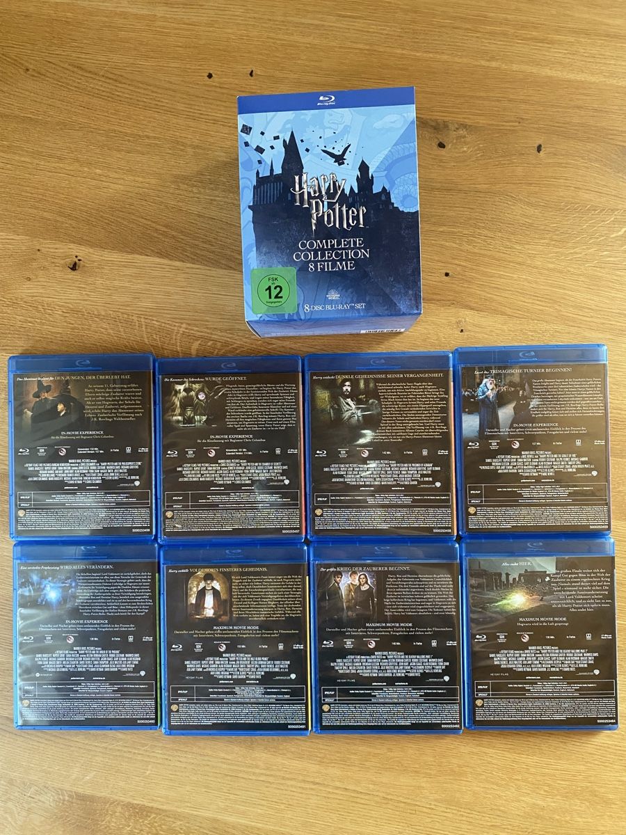 Alle DVDs: Harry Potter 1-8 / Bluray Box – Gebraucht aus Herzogenbuchsee von Christen3 2