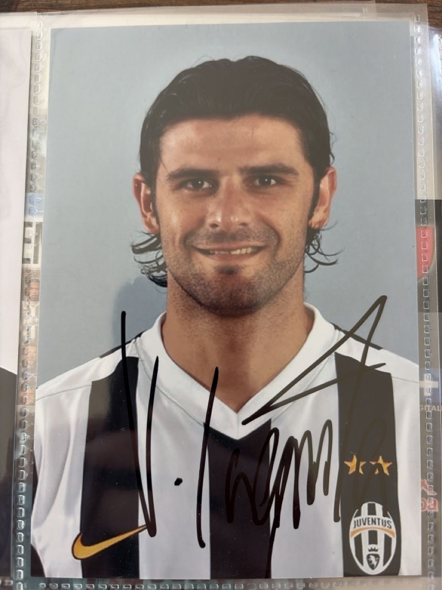 Autografi: Vincenzo Iaquinta original Autogramm Juventus  – Usato da Widnau venduto da Spetz
