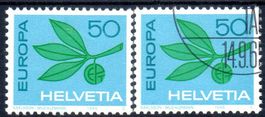 EUROPAMARKE 1965 GEST. UND ** POSTFRISCH ** - UT64