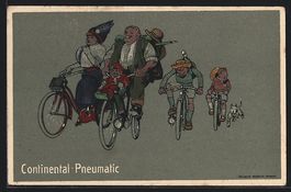 Reklame für Continental-Pneumatic Fahrr