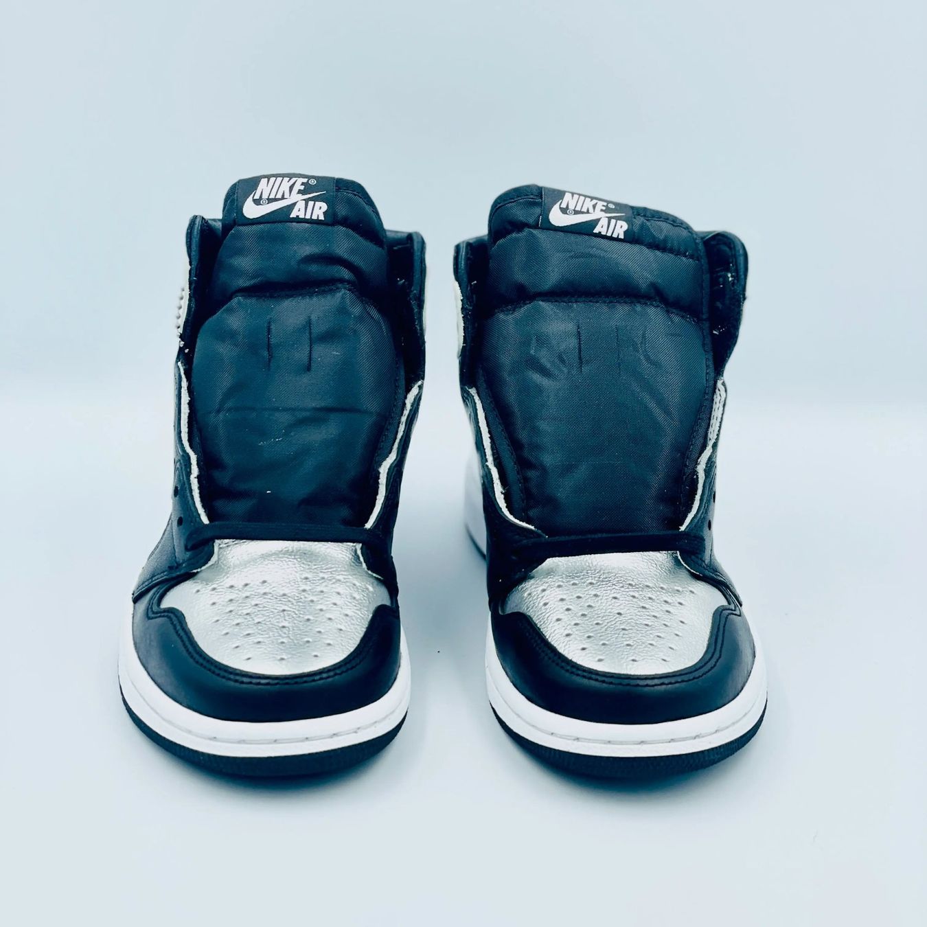 Jordan Damenschuhe: Nike Air Jordan 1 Retro High Silver Toe EU 36.5 – Neu und originalverpackt aus Erlinsbach von sasneakers 2