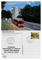 Baden Dättwil Aargau Letzttag Post Bus RVBW Volvo R&J B10M
