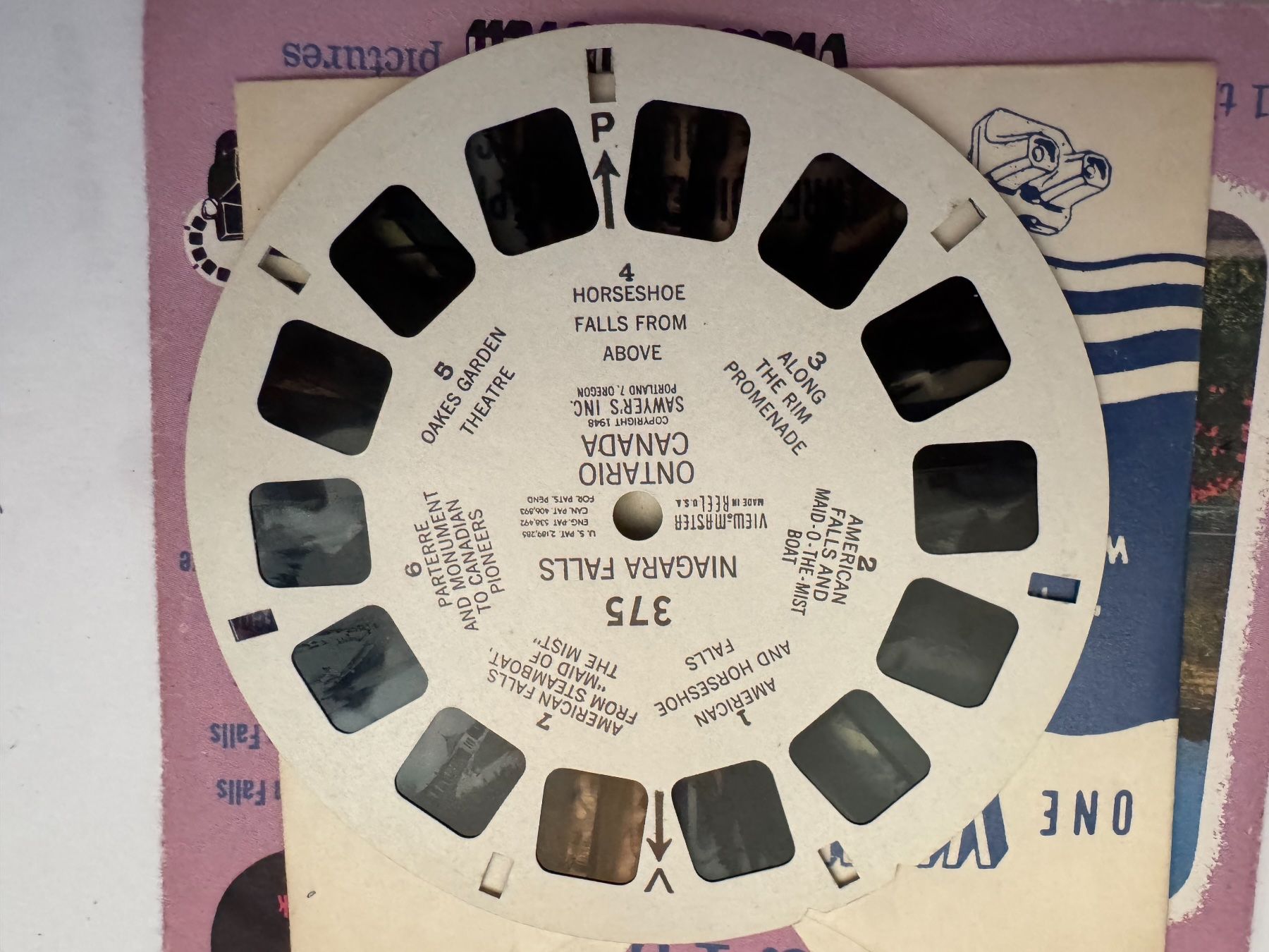 View-master Spielzeuge: View-Master 3D: Nr. 81 / 82 / 375 Niagara Falls U.S.A. – Gebraucht aus Tegerfelden von siebenmacky 5