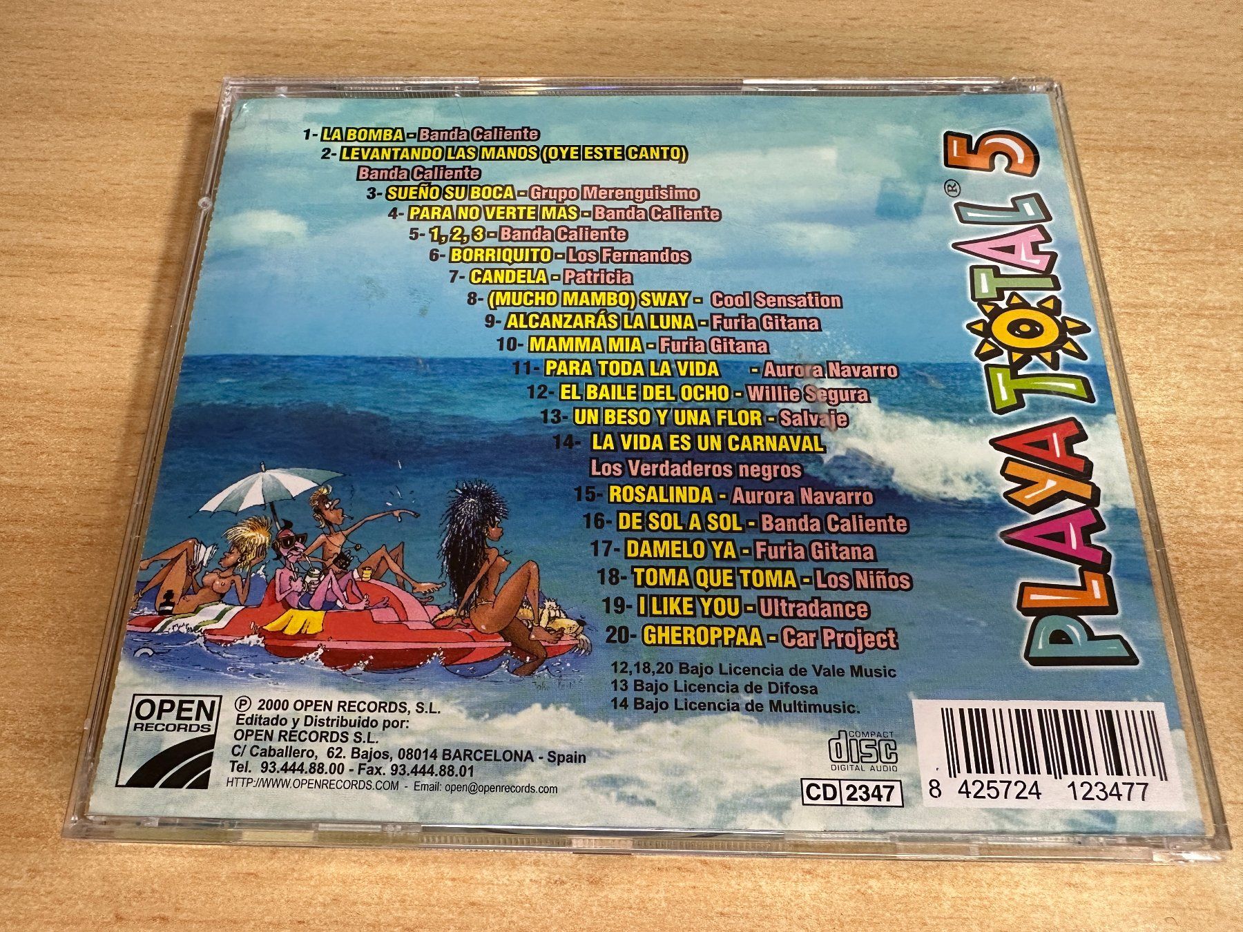 CD: J3 Various – Playa Total 5 – Usato da Rikon im Tösstal venduto da Alpenmutz 1