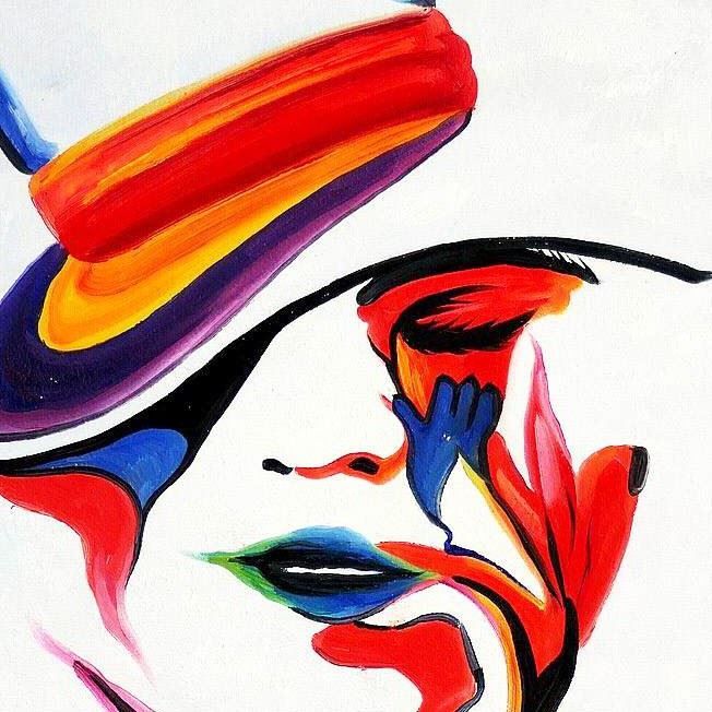Riproduzioni & Creazioni: Modern Art - Visage fade to colour – Nuovo (secondo la descrizione) da Larnaca venduto da KunstDepot24 5
