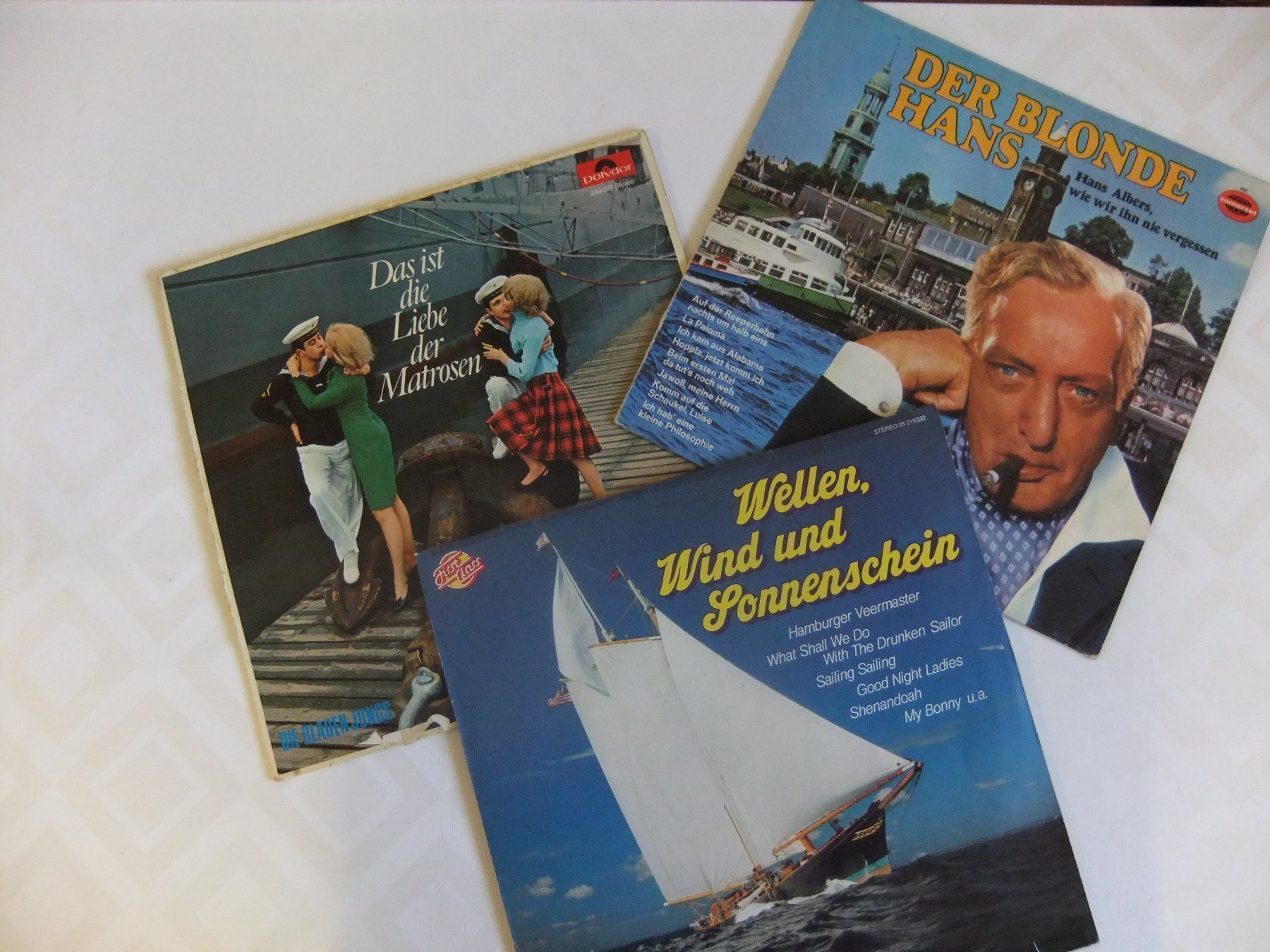 Dischi rigidi: 3 Langspiel-Schallplatten Seemanslieder – Usato da Hemishofen venduto da Lany