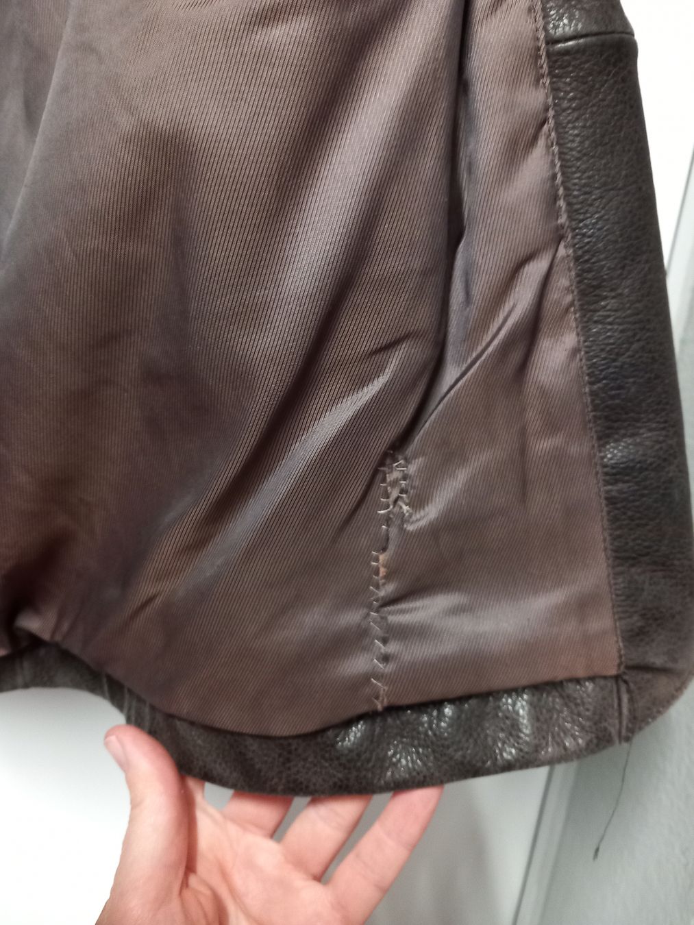 Giacche: Lederjacke Herren Gr.M Rindsleder, braun – Usato da Gwatt (Thun) venduto da umwelt-brocki 6