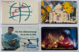 4 Telefonkarten Deutschland