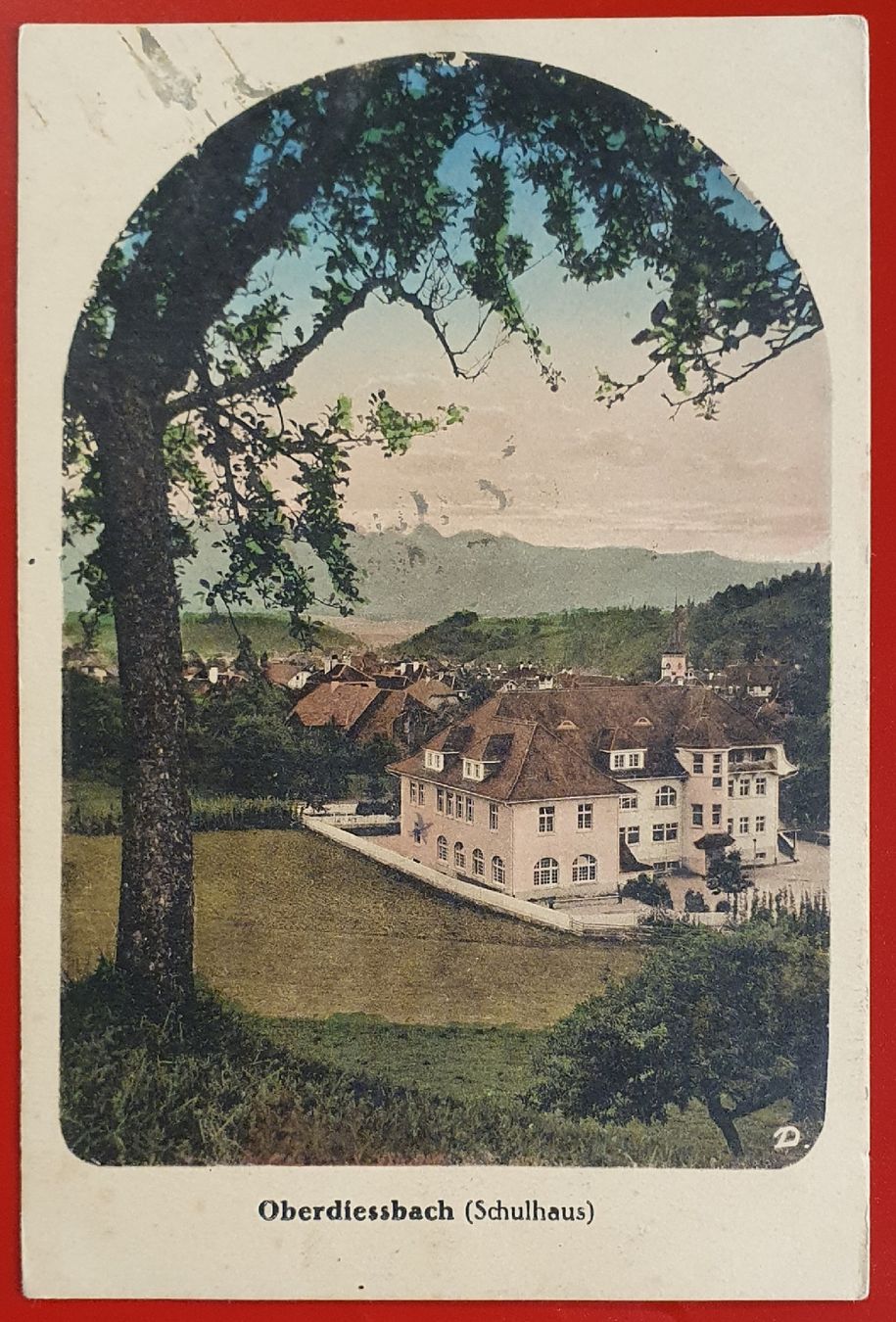 Cartoline postali: Oberdiessbach - Schulhaus – Usato da Kreuzlingen venduto da Rschweiz1