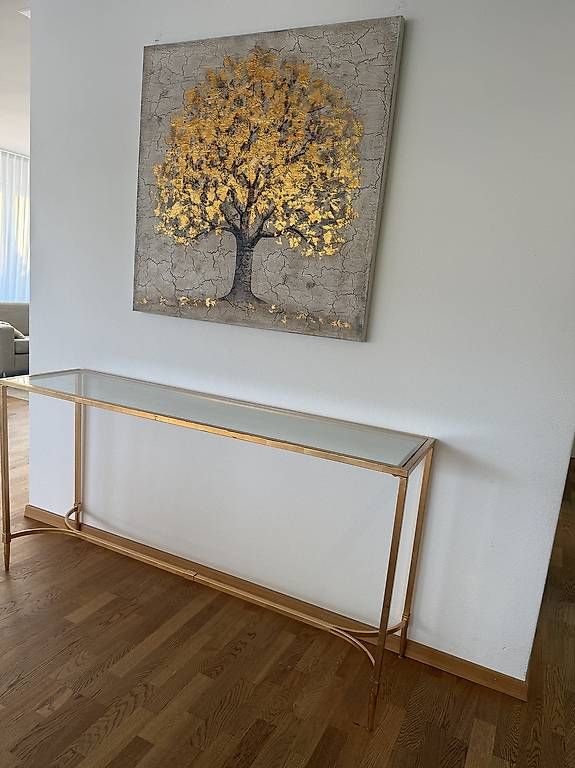 Tavoli: Eleganter Konsolentisch aus Glas & Gold – Usato da Niederwil AG venduto da mar_s9sz 2