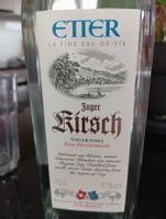 Etter Zuger Kirsch, edler Schweizer Edelbrand, 70cl, Top!