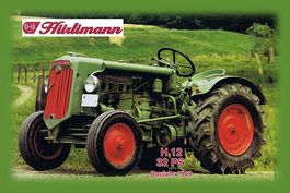 Blechschild-HÜRLIMANN H 12 32 PS JG 1949