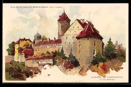 Künstler-AK Porrentruy, Chateau de Porrentruy, Schloss